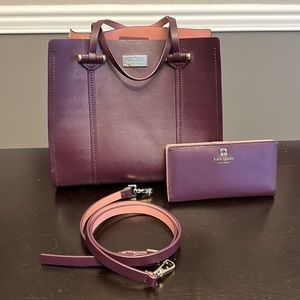 Kate Spade purse and matching wallet